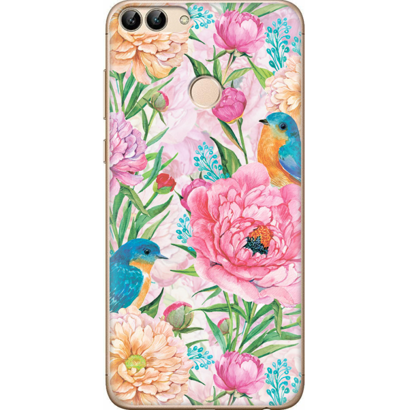 Чехол Uprint Huawei P Smart  Birds in Flowers