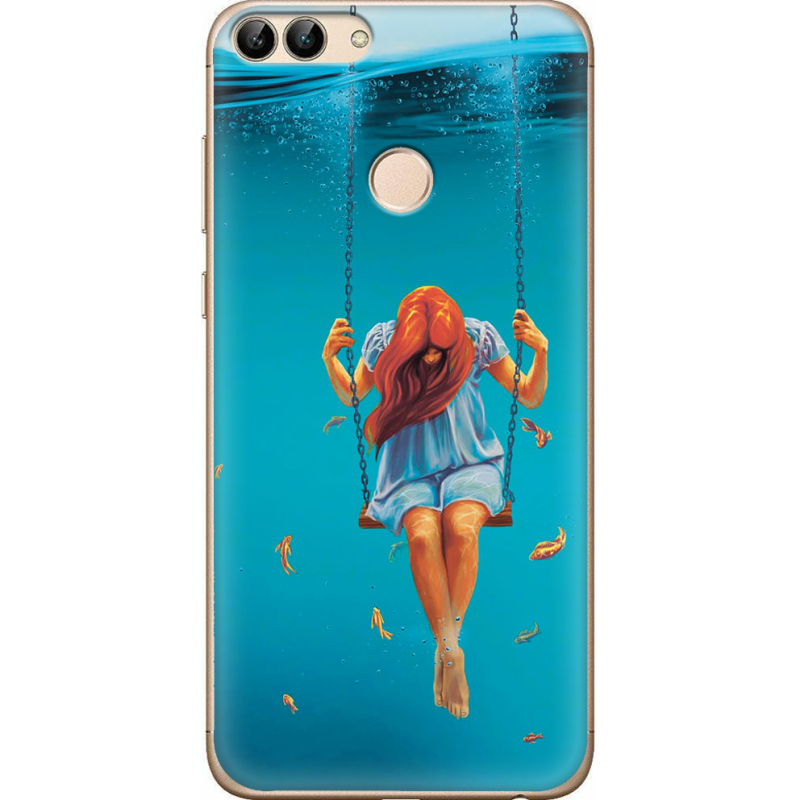Чехол Uprint Huawei P Smart  Girl In The Sea