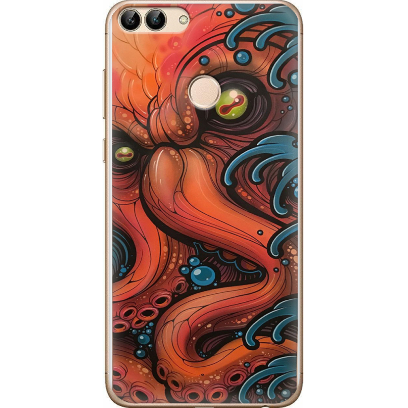 Чехол Uprint Huawei P Smart  Octopus