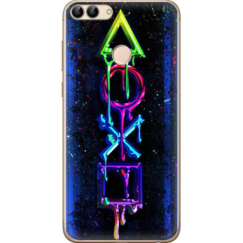 Чехол Uprint Huawei P Smart  Graffiti symbols