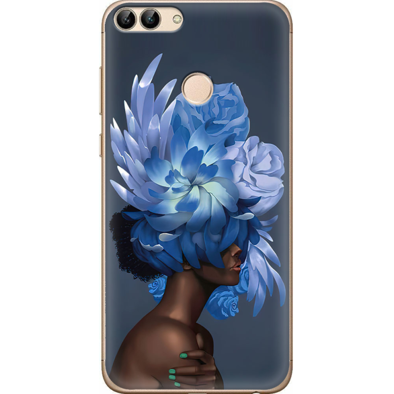 Чехол Uprint Huawei P Smart  Exquisite Blue Flowers
