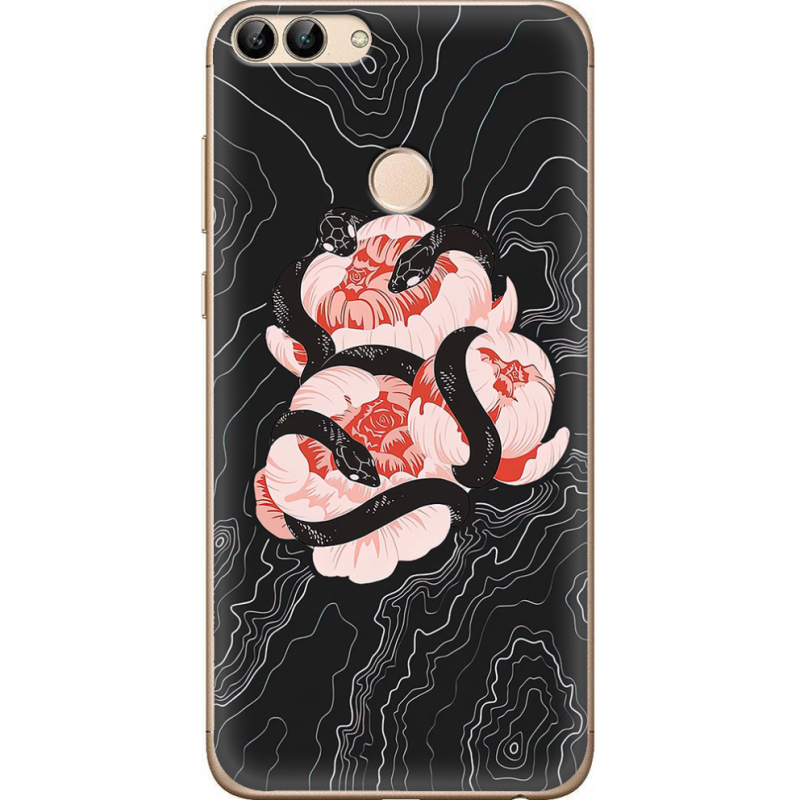 Чехол Uprint Huawei P Smart  Snake Rose