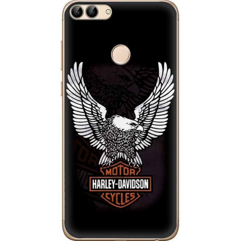 Чехол Uprint Huawei P Smart  Harley Davidson and eagle