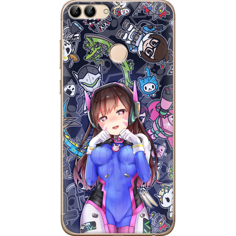 Чехол Uprint Huawei P Smart  Overwatch D.VA