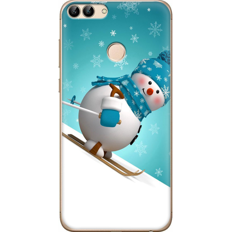 Чехол Uprint Huawei P Smart  Skier Snowman