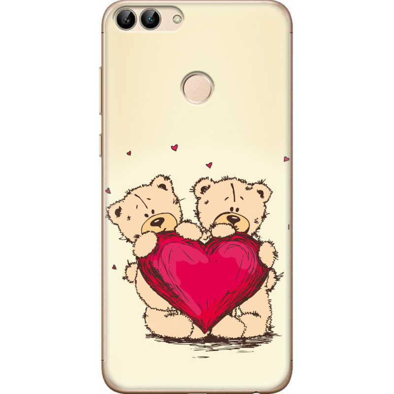 Чехол Uprint Huawei P Smart  Teddy Bear Love