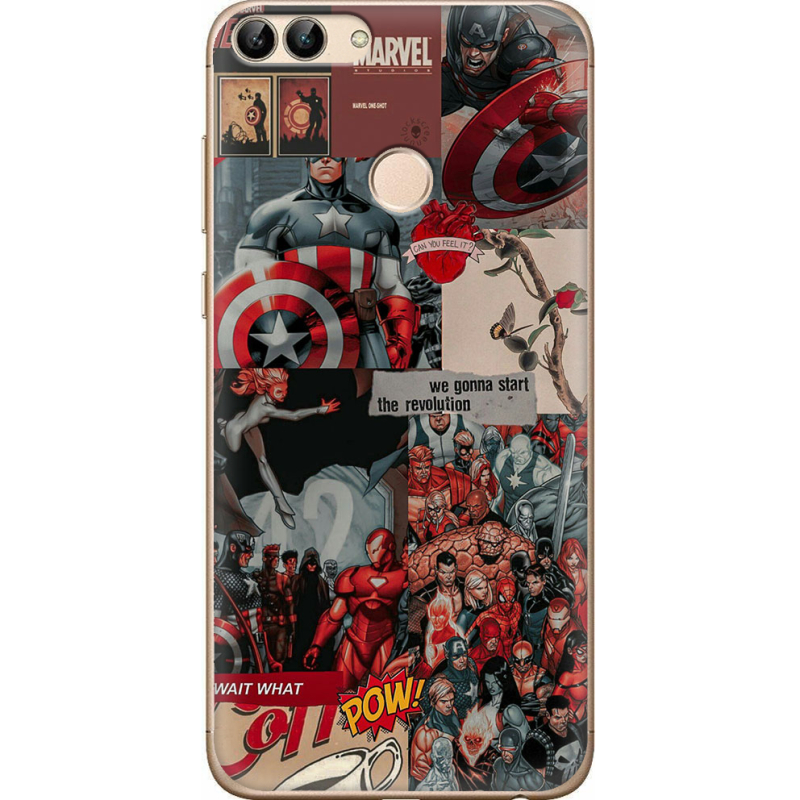 Чехол Uprint Huawei P Smart  Marvel Avengers