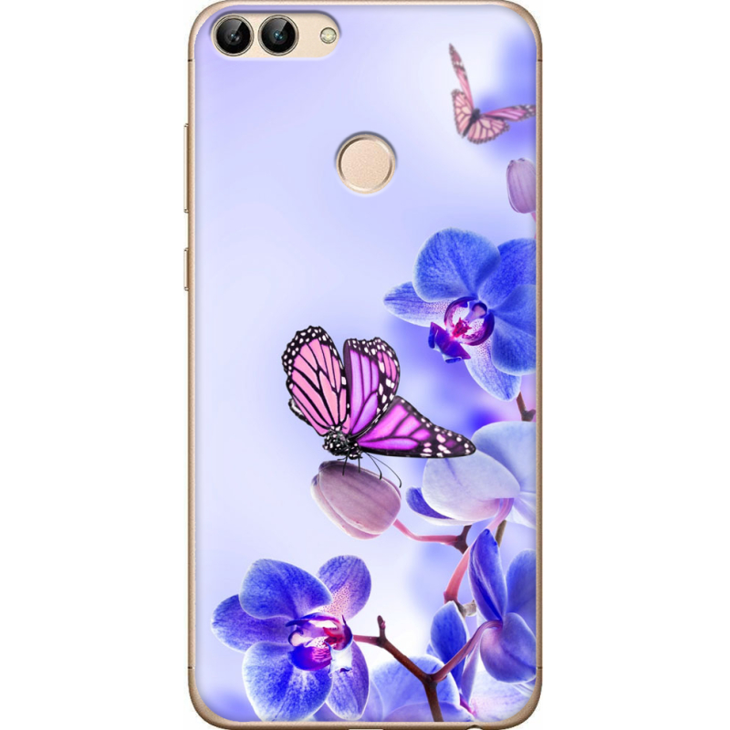 Чехол Uprint Huawei P Smart  Orchids and Butterflies