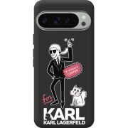 Черный чехол BoxFace Google Pixel 9 Pro XL For Karl