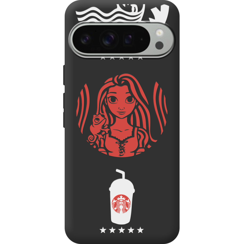 Черный чехол BoxFace Google Pixel 9 Pro XL RedWhite Coffee