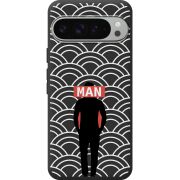 Черный чехол BoxFace Google Pixel 9 Pro XL Man Pattern