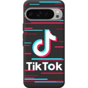 Черный чехол BoxFace Google Pixel 9 Pro XL Tik Tok