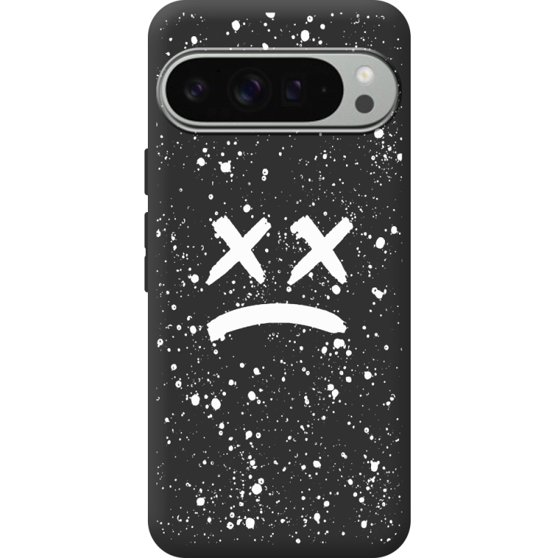 Черный чехол BoxFace Google Pixel 9 Pro XL Sad Way