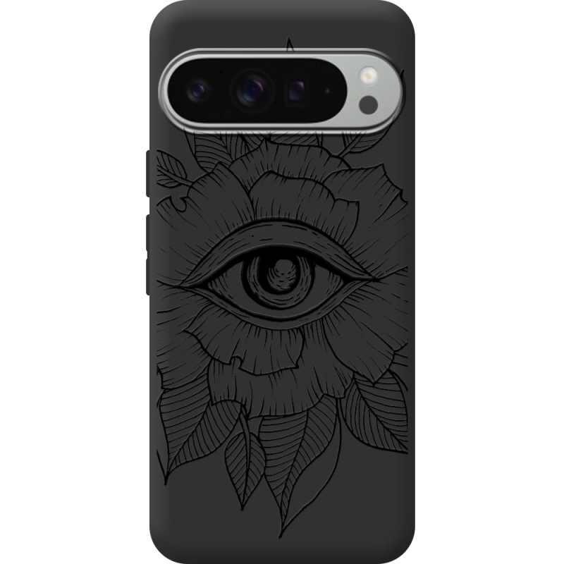 Черный чехол BoxFace Google Pixel 9 Pro XL Eye