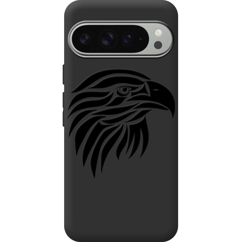 Черный чехол BoxFace Google Pixel 9 Pro XL Eagle