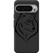 Черный чехол BoxFace Google Pixel 9 Pro XL Wolf