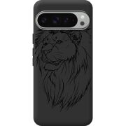 Черный чехол BoxFace Google Pixel 9 Pro XL Lion