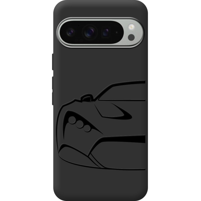 Черный чехол BoxFace Google Pixel 9 Pro XL Sportcar