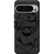 Черный чехол BoxFace Google Pixel 9 Pro XL Bear King