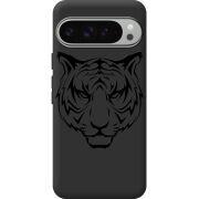 Черный чехол BoxFace Google Pixel 9 Pro XL Tiger