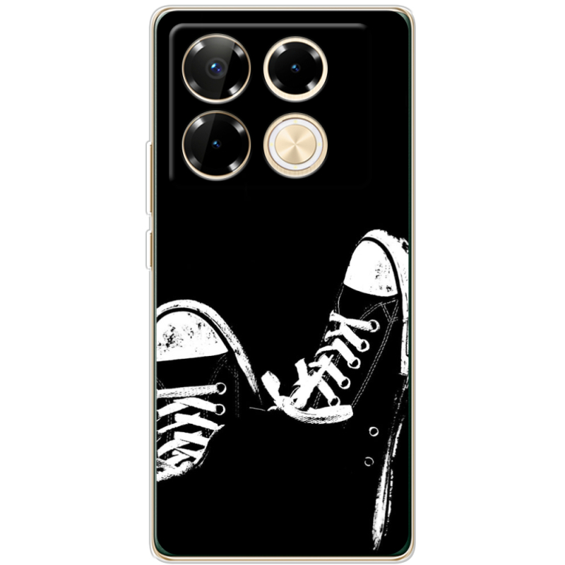 Чехол BoxFace Infinix Note 40 Pro Black Sneakers