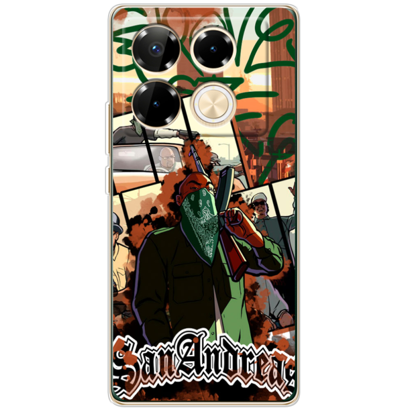 Чехол BoxFace Infinix Note 40 Pro GTA San Andreas