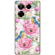 Чехол BoxFace Infinix Note 40 Pro Birds and Flowers