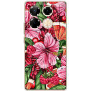 Чехол BoxFace Infinix Note 40 Pro Tropical Flowers