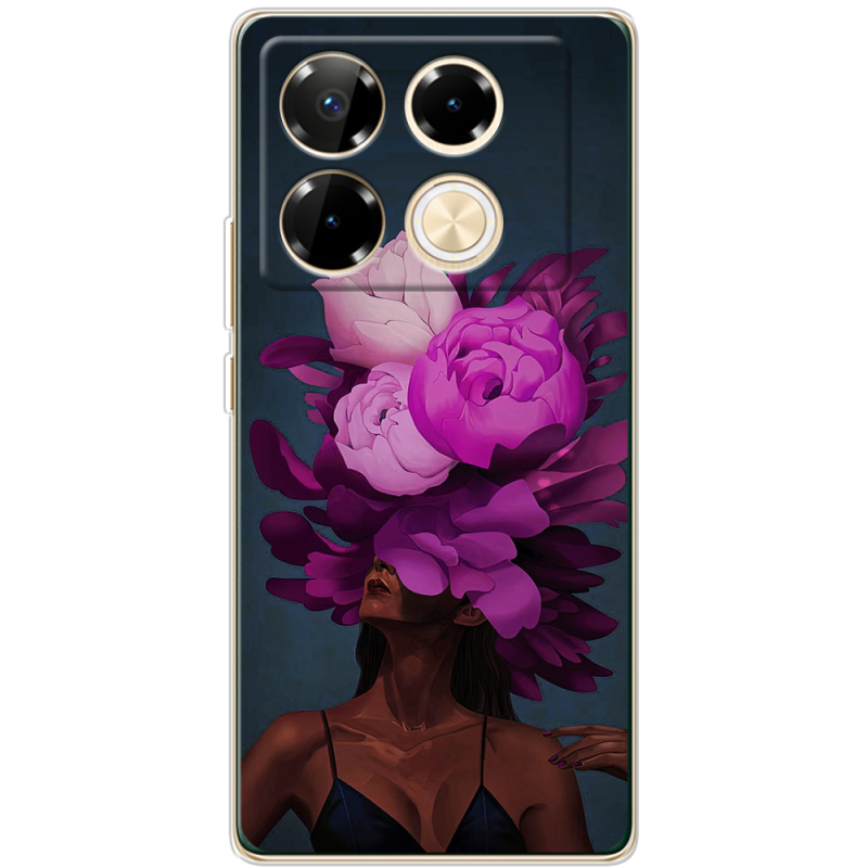 Чехол BoxFace Infinix Note 40 Pro Exquisite Purple Flowers