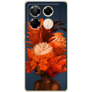 Чехол BoxFace Infinix Note 40 Pro Exquisite Orange Flowers