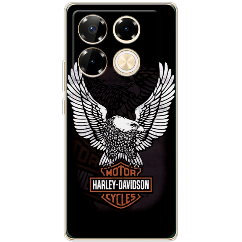 Чехол BoxFace Infinix Note 40 Pro Harley Davidson and eagle