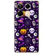 Чехол BoxFace Infinix Note 40 Pro Halloween Purple Mood