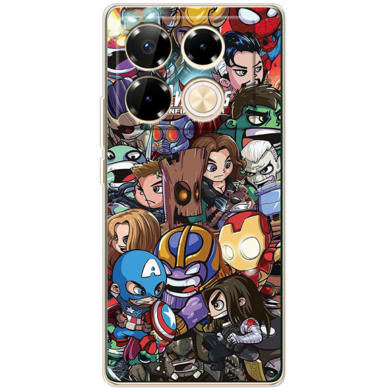 Чехол BoxFace Infinix Note 40 Pro Avengers Infinity War