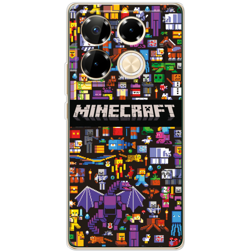 Чехол BoxFace Infinix Note 40 Pro Minecraft Mobbery