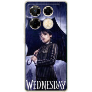 Чехол BoxFace Infinix Note 40 Pro Wednesday Addams