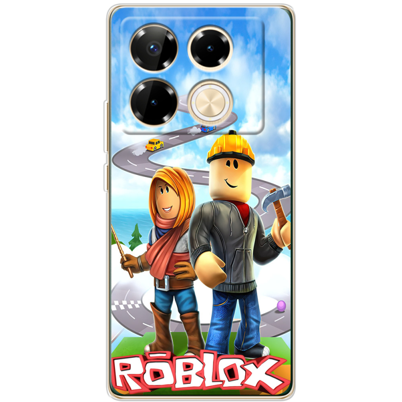 Чехол BoxFace Infinix Note 40 Pro Roblox Білдерман