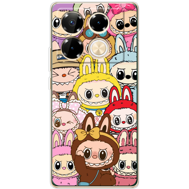 Чехол BoxFace Infinix Note 40 Pro Labubu