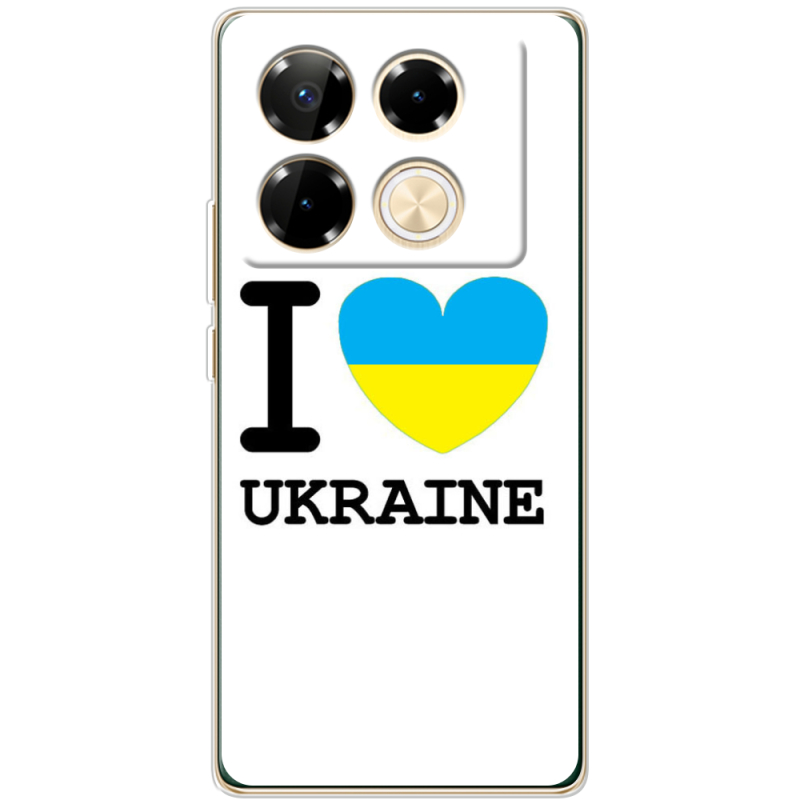 Чехол BoxFace Infinix Note 40 Pro I love Ukraine