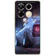 Чехол BoxFace Infinix Note 40 Pro Silver Car