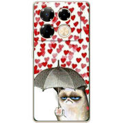 Чехол BoxFace Infinix Note 40 Pro Raining Hearts