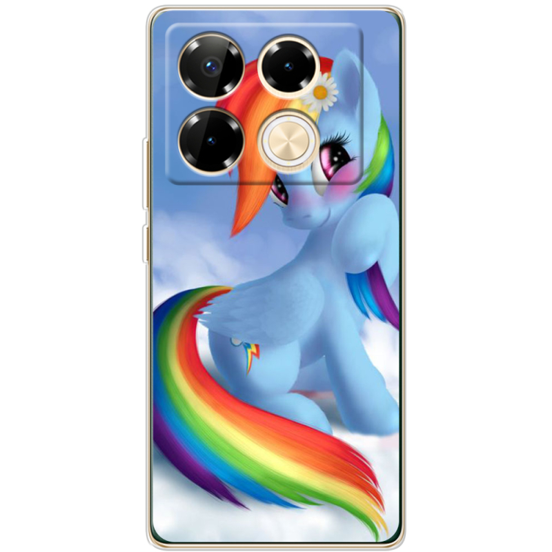 Чехол BoxFace Infinix Note 40 Pro My Little Pony Rainbow Dash