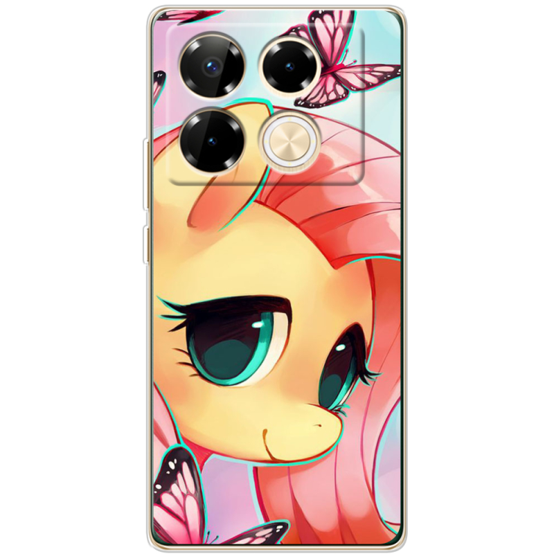 Чехол BoxFace Infinix Note 40 Pro My Little Pony Fluttershy