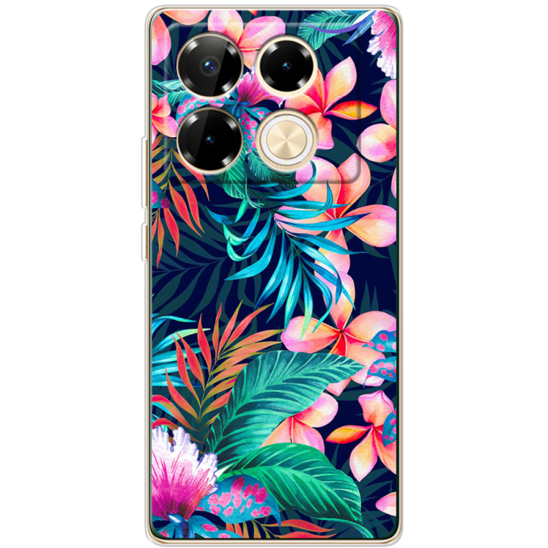 Чехол BoxFace Infinix Note 40 Pro flowers in the tropics