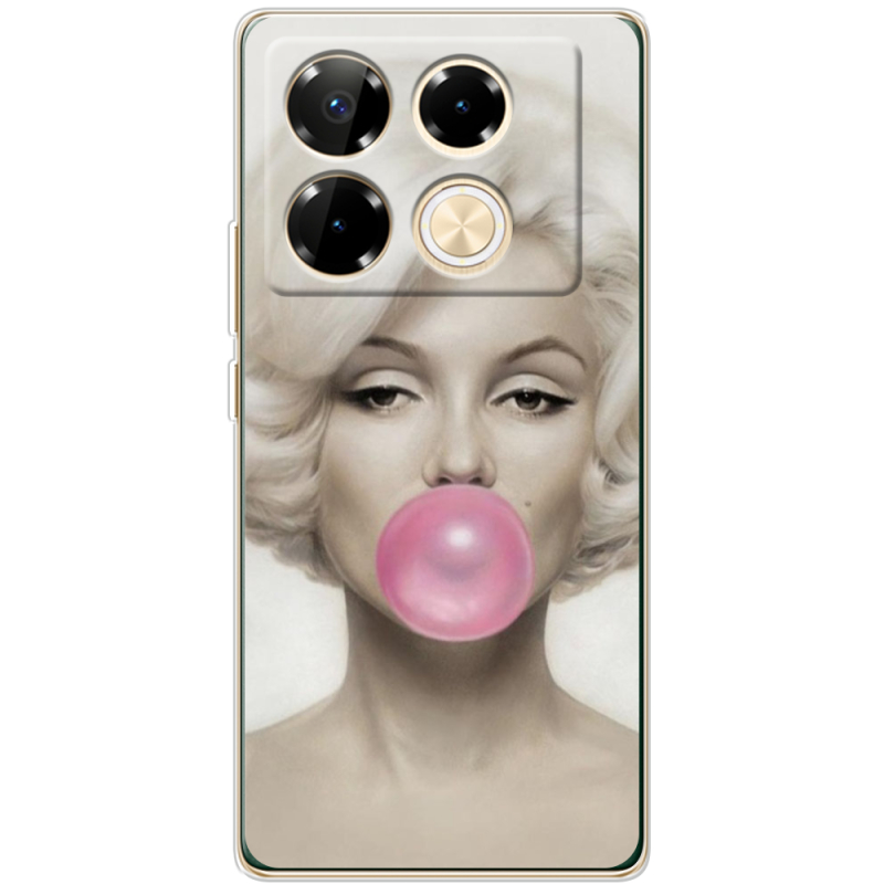 Чехол BoxFace Infinix Note 40 Pro Marilyn Monroe Bubble Gum