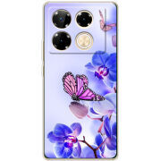 Чехол BoxFace Infinix Note 40 Pro Orchids and Butterflies