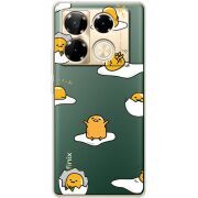 Прозрачный чехол BoxFace Infinix Note 40 Pro Gudetama