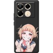 Черный чехол BoxFace Infinix Note 40 Pro Himiko Toga Smile