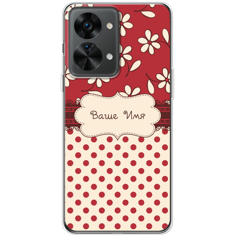 Чехол BoxFace OnePlus Nord 2T 5G Именной Polka Dots