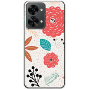 Чехол BoxFace OnePlus Nord 2T 5G Line Flowers