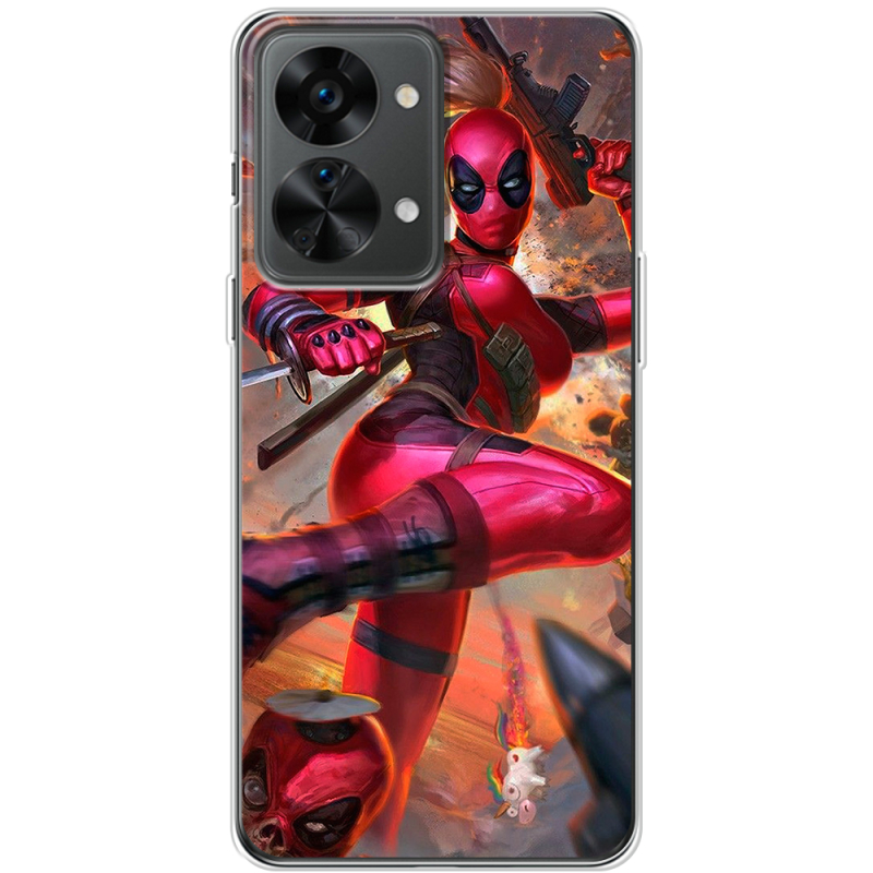 Чехол BoxFace OnePlus Nord 2T 5G Woman Deadpool